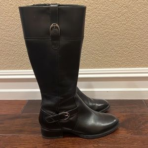 Ariat York Black Knee High Fashion Boots Size 7.5